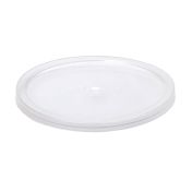 Крышка для контейнера под пресервы и мёд, d=96мм, h=15мм, полупрозрачная, ПП