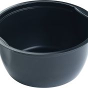 Контейнер 500 мл 1-секц. d132хh62,2 мм, без крышки, черн., ПП, 50 шт/упак "Upax-Unity" 600 шт/кор РОССИЯ М-132-500 черный