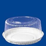 Крышка круглая для торта 6,9л., d-305мм, h-143мм,, прозрачная