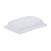 Крышка к контейнеру для суши 182х127х50 мм, прозр., ОПС, 400 шт/кор "Протэк" 400 шт/упак РОССИЯ ПР-С-19К