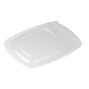 Крышка к контейнеру купол. 2-секц. 230х170х22,5 мм, прозр., ПП, 50 шт/упак "ПолиЭр" 300 шт/кор РОССИЯ К-230 К-2