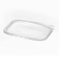 Крышка прямоугольная 138x102х5мм, полупрозрачная