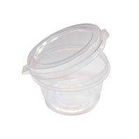 Соусник 30 мл, d51хh27 мм, неразъем. крышка, прозр. ПП, 70 шт/упак 2 100 шт/кор РОССИЯ П-30 мл