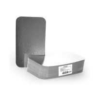 Крышка для формы алюм. 196х113 мм, карт.фольг., 100 шт/упак "Горница" 900 шт/кор РОССИЯ 402-729