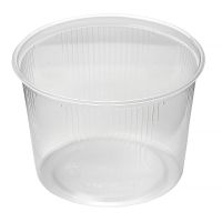 Контейнер круглый 350 мл, полупрозрачный, 50 штук