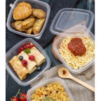 Контейнер 375 мл 1-секц. 126х126х51,5 мм, без крышки, прозр., ПП, 50 шт/упак "ПолиЭр" 500 шт/кор РОССИЯ К-1212-375 прозрач ПП