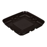 Упаковка для торта [дно] 244х244х33[191х191х25] мм, коричн., ПС, 200 шт/кор "Комус" 200 шт/упак РОССИЯ Т-170ДШ коричн.