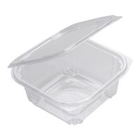 Упаковка для кондит. изделий 1500 мл, 1-секц. 153х152х86[140х140х81] мм, неразъем.крышка, прозр., ОПС, 660 шт/кор "Комус" 660 шт/упак РОССИЯ РК-15 (М) (Т)