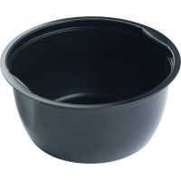 Контейнер 500 мл 1-секц. d132хh62,2 мм, без крышки, черн., ПП, 50 шт/упак "Upax-Unity" 600 шт/кор РОССИЯ М-132-500 черный
