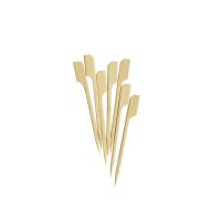 Пика 90 мм, диз. "Гольф", беж., бамбук, 100 шт/упак 40 упак/кор КИТАЙ 440-707