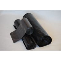 Мешок для мусора 240л (70+20)х140см ПВД черный 10 шт/рул. "Суперпрочный"