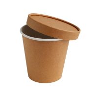 Крышка для супницы d95 мм, крафт, карт., 60 шт/упак 600 шт/кор РОССИЯ Lb( kr)-95