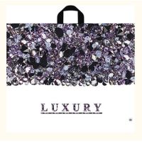 Пакет 550х700 мм, 90 мкм с петлев. ручками, диз. "Лакшери", ПВД, 150 шт/кор "Тикопластик" 25 шт/упак РОССИЯ н00067778