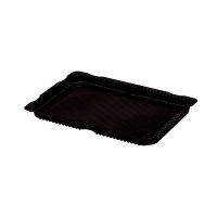 Контейнер для суши 1-секц. 260х185х20 мм, без крышки, черн., ПЭТ, 360 шт/кор "Комус" 360 шт/упак РОССИЯ С-29Д ПЭТ