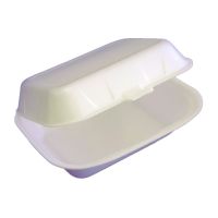 Ланч-бокс 1-секц. 190х150х80 мм, бел., ВПС, 100 шт/кор 100 шт/упак РОССИЯ LBS BOX бел. Эконом