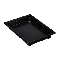 Контейнер для суши 1-секц. 182х127х20 мм, без крышки, черн., ПЭТ 420 шт/кор "Комус" 420 шт/упак РОССИЯ С-19 (GN) (ЧЕРНАЯ) (ПЭТ)