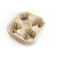 Держатель для стаканов, 200х200х45 мм, серый