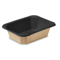 Контейнер 800 мл, 226х145х50 мм, без окна, без крышки, крафт-черн, карт., 50 шт/упак"OSQ" Octobox 800 Black Wood 50 шт/упак 400 шт/кор РОССИЯ OSQ OCTOBOX 800 (BW) (400)