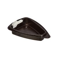 Упаковка для торта [дно] треуг. 165х115х30[120х86х26] мм, коричн., ПС, 800 шт/кор "Комус" 800 шт/упак РОССИЯ Т-2ДШ