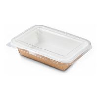 Крышка к контейнеру под запайку [192х144 мм], прозр., ПЭТ, 50 шт/упак "OSQ" Eco Sealpack 500 400 шт/кор РОССИЯ ECO Sealpack 500