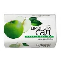 Мыло туалетное "Невская косметика" Дивный сад Зеленое яблоко, 90 г, 6 шт/упак 12 упак/кор РОССИЯ 10173