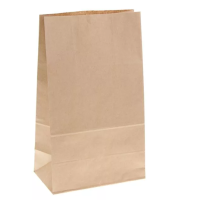 Пакет на вынос [240+140]х400 мм M без ручек, крафт, бум., 400 шт/кор 400 шт/упак РОССИЯ PD-01-70-241440