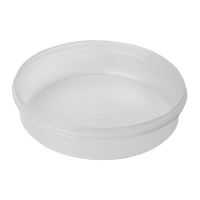 Контейнер под пресервы и мёд, 1400мл, "банка", d=223мм, h=55мм, полупрозрачный, ПП