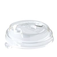 Крышка для стакана d90 мм с пробивным слотом и заглушкой, прозр., ПП, 50 шт/упак 1 000 шт/кор БЕЛАРУСЬ УС-Кр 90