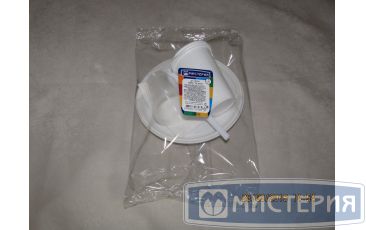 Набор одноразовой посуды "На Троих" [3 стак. 100 мл, ПП+3 стак. 200 мл, ПП+3 тар. d165 мм, ПС+3 вил.+3 салф.] 15 упак/кор РОССИЯ