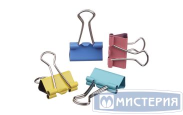 Зажимы для бумаг 25 мм, разноцв., 12 шт/упак "Attache" 480 упак/кор КИТАЙ 509194