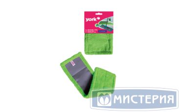 Моп плоский 420х140 мм, цвет в ассорт., микрофибра "York" 48 шт/кор КИТАЙ 081090