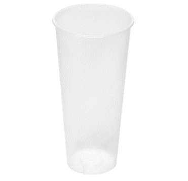 Стакан одноразовый 650 мл, диз. "Guru", прозр., ПП, 10 шт/упак 200 шт/кор БЕЛАРУСЬ УП-Кр-650