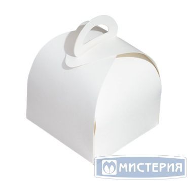 Упаковка для кондит. изделий 100х100х100 мм, без окна, неразъем.крышка, бел., карт., 25 шт/упак "Forgenika" Lady White ST 450 шт/кор РОССИЯ Forg Lady W 100*100*100 ST
