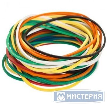 Резинки для банкнот d60 мм, цвет в ассорт., 1000 гр/упак 20 упак/кор КИТАЙ 406-906