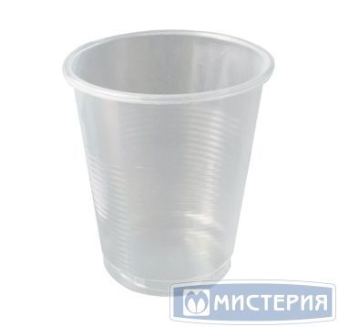Стакан одноразовый 300 мл, прозр., ПП, 50 шт/упак 1 400 шт/кор РОССИЯ