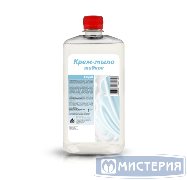 Мыло-крем жидкое "Ника" Софт, флакон, 1000 мл 12 шт/кор РОССИЯ