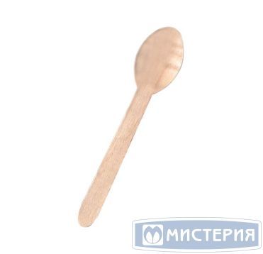 Ложка одноразовая 160 мм, деревянное волокно, 50 штук в упаковке, 5000 штук в коробке