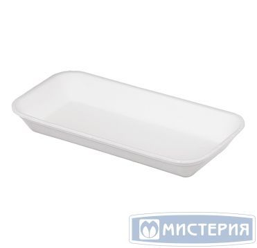 Лоток пищевой 270х135х40 мм, серия Н-4.А, бел., ВПС, 150 шт/кор "Протэк" 150 шт/упак РОССИЯ Н-4 "А"