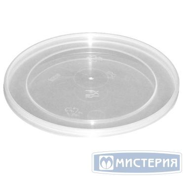 Крышка для ведра, круглая, d 120мм, прозрачная, ПП для ведра 0,8л