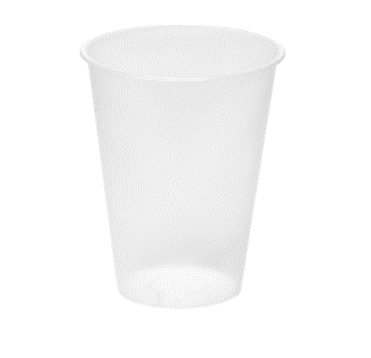 Стакан 375 миллилитров, Универсальный, прозрачн.матовый., ПП