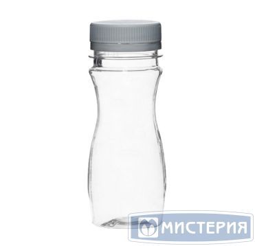 Бутылка ПЭТ 97 мл, прозр., горло d38 мм, крышка в компл., 220 шт/кор 220 шт/упак РОССИЯ 00-00000286 / 00-00000043