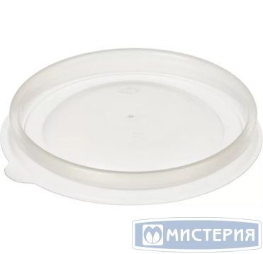 Крышка к контейнеру d98хh10 мм, прозр., ПП, 25 шт/упак 400 шт/кор РОССИЯ 82758