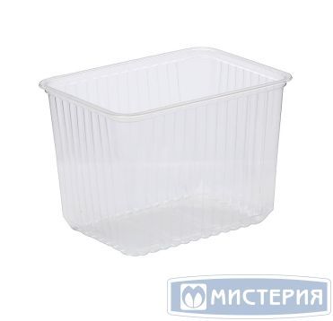 Контейнер прямоугольный 179х132х125мм, 2000 мл, полупрозрачный