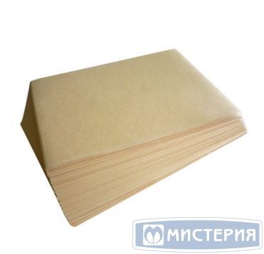 Подпергамент в листах 400х400 мм, 52 гр/м2, коричн., бум., 863 лист/упак 1 упак/кор РОССИЯ - 7 кг-уп