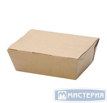 Ланч-бокс 1-секц. 150х115х50 мм, крафт, карт., 25 шт/упак "OSQ" 350 шт/кор РОССИЯ ECO LUNCH 600