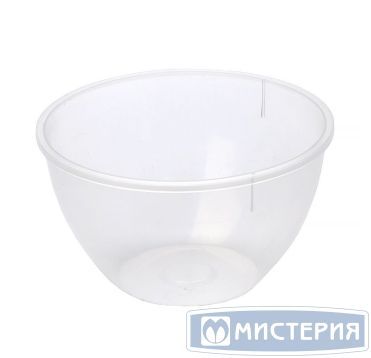 Контейнер под пресервы и мёд, 220мл "банка", "Плошка" d=96мм, h=53мм, полупрозрачный ПП