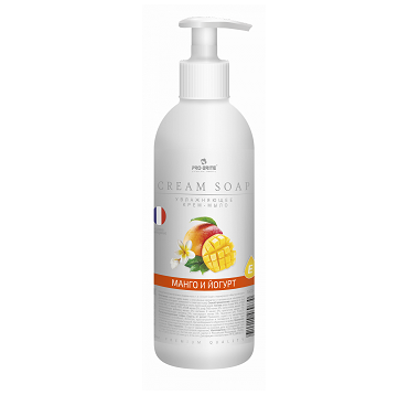 Мыло-крем жидкое "Pro-Brite" Cream Soap Манго и йогурт, дозатор, 500 мл 10 шт/кор РОССИЯ 1603-05