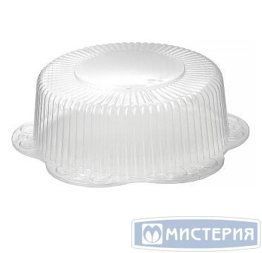Крышка круглая для торта 3кг, d-368мм, h-125мм, прозрачная, ОПС, Т-370К