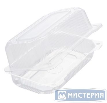 Упаковка прямоуг., внеш. 234х141х(35,5+58,5)мм, внутр. 215х110х90мм, прозрачн., ПЭТ