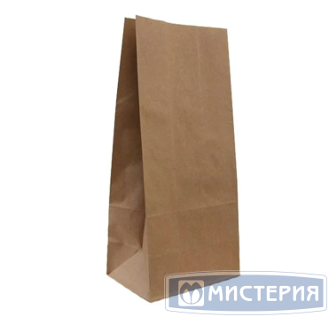 Пакет на вынос [180+120]х290 мм M без ручек, крафт, бум., 400 шт/кор 400 шт/упак РОССИЯ PD-01-70-181229